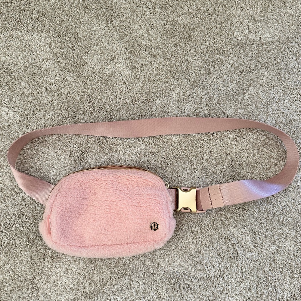 Pink Sherpa Everywhere Belt Bag